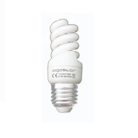 Lámpara de bajo consumo blanco cálido eeespiral E27 7W T2 eespiral 2700K