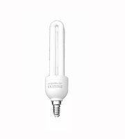 energibesparende lampee kold hvid rør smal E14 15W T4 2U 6400K